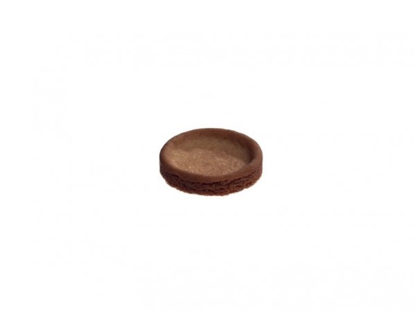 Fonds de tartelette chocolat de Sablé Breton dia : 8.2cm (SB01C) 96 pièces 