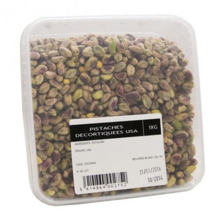 PISTACHIO NUTS DECORTICATED USA 1KG CAN  KG