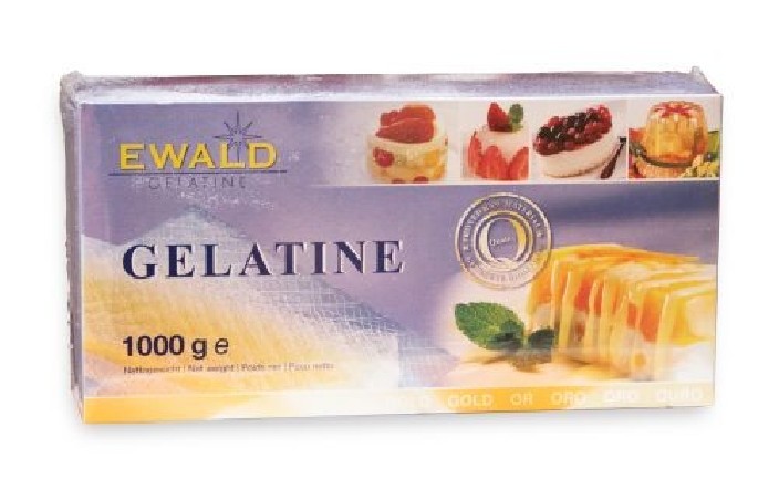 GELATINE ALIMENTAIRE FEUILLE EXTRA FINE OR 1 KG