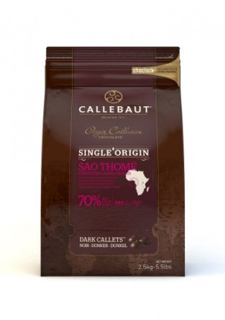 Chocolat noir Origine Sao Thomé 70% en callets 2.5kg