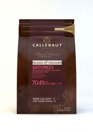 Chocolat noir Origine Satongo 72% en callets 2.5kg