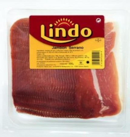 VALENT BACK EUROP SERRANO HAM SLICE WITH SREADY TO BAKEER 8 X 500GR  READY TO BAKEKAGE