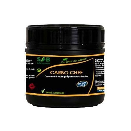CARBO CHEF ACTIVATED CARBON FOOD E153 RIETMANN 6X300GR  POT ON/ORDER