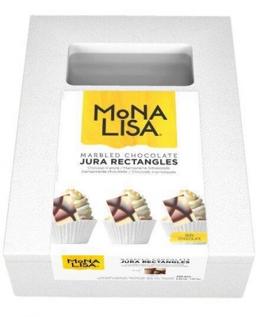 MONA LISA JURA RECTANGLE CHOCOLAT 30X45MM 330 PIECES BOITE S/CD RUPTURE - FIN JANVIER