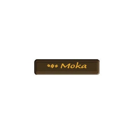 54142-54141 PLAQUETTE EN CHOCOLAT "MOKA" 5 X 1.2CM150PC