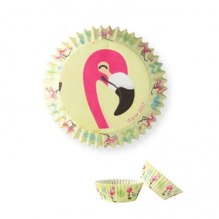90303 CUVETTES CUPCAKE FLAMAND ROSE 50PCES S/CDE
