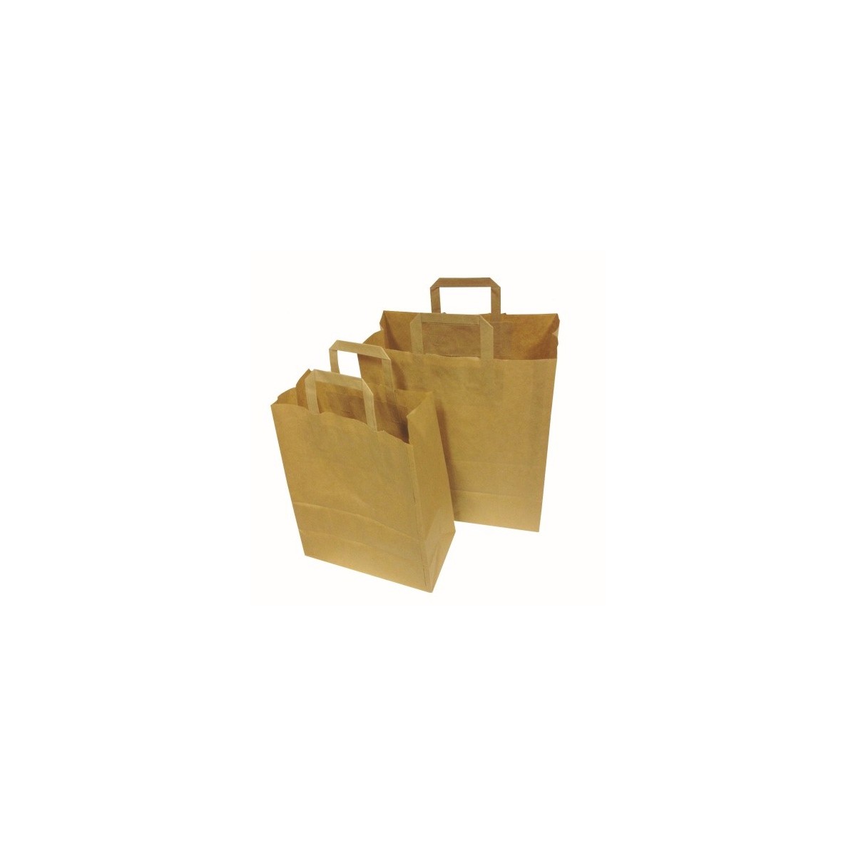 BROWN KRAFT PAPER BAG 26 X14 X 33CM SMALL 50 PIECES FOST+2020 INCL. 0,10098 €  PACKAGE