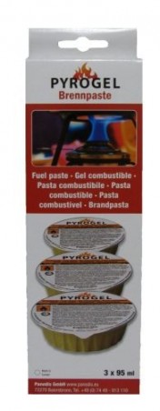PYROGEL FIRESTAR GEL COMBUSTIBLE-3 CARTOUCHES 80G +/-1.5H