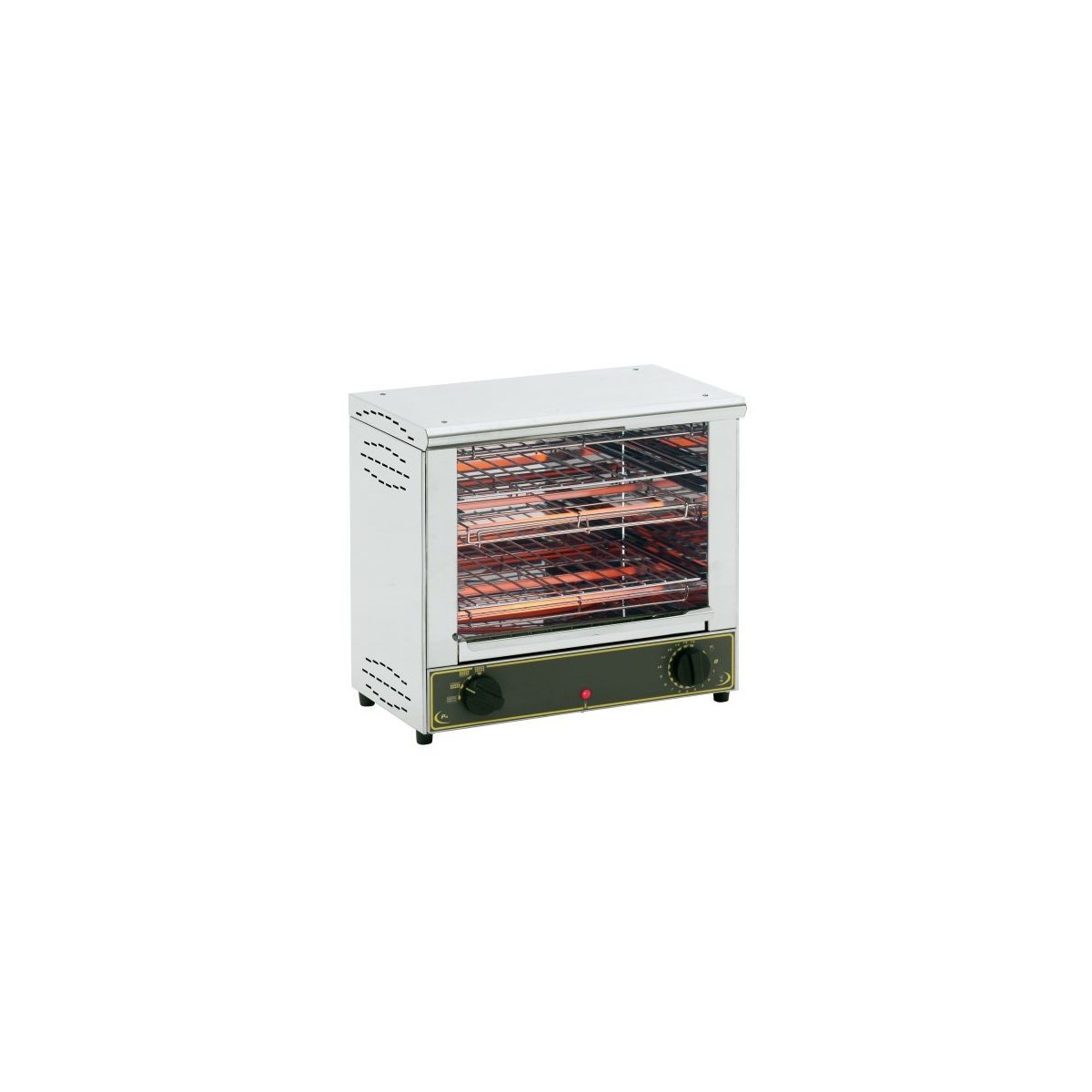 ROLLER GRILL TOASTER 2 LEVELS BAR2000 SC2X 35X24CM 3KW S/CDE