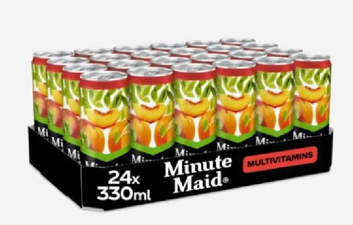 MINUT MAID MULTIVITAMINS JUICE 24 X 33CL CAN  TRAY