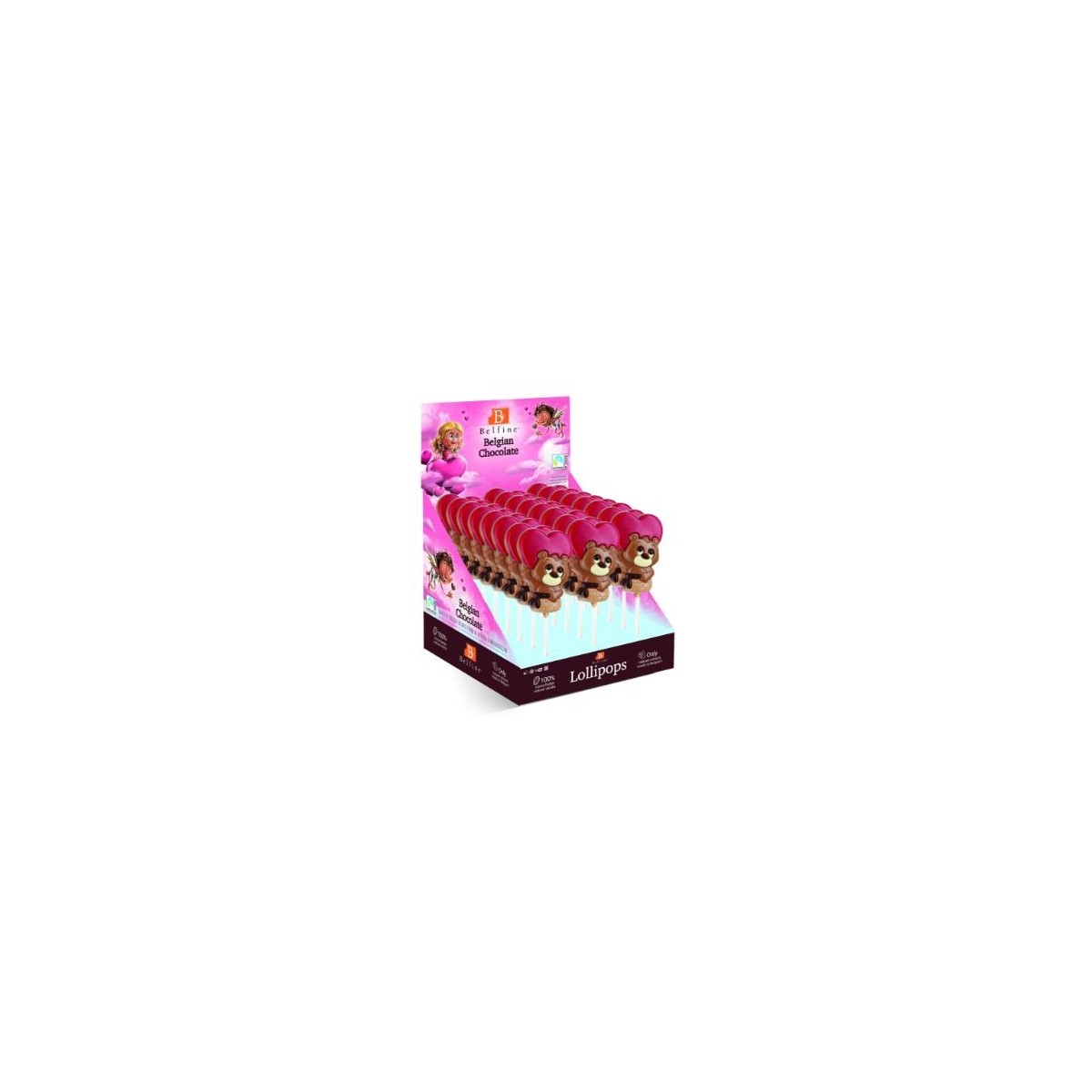 SUCETTES CHOCOLAT OURSONS ARNO 24 X 35GR