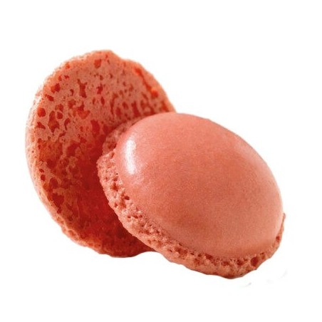 Coque macaron fraise 3.5cm de Paris 160pièces