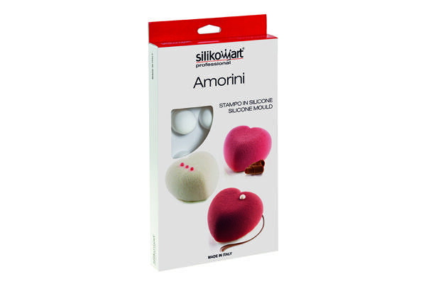 MOULE SILIKOMART AMORINI 100 63 X 65MM H 39 MMVOL 100ML CURVEFLEX