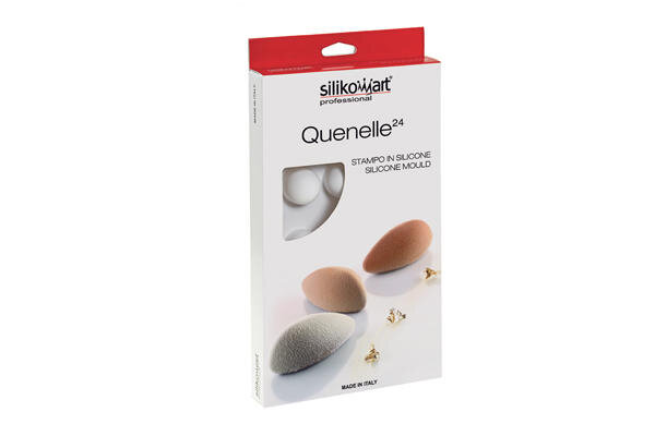 MOULE SILIKOMART BLANC GN1/3 QUENELLE 24