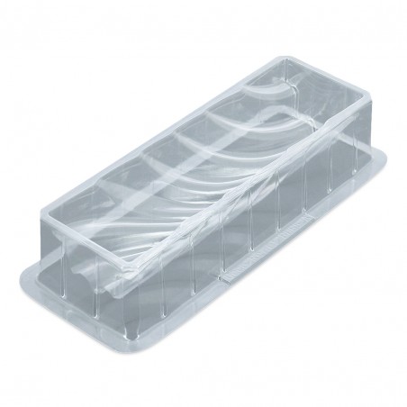 BUB52A MOULE A BUCHE COURTE TORSADEE EN PVC 25X7X6CM 6PCES 