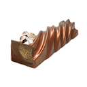 BUB52A MOULE A BUCHE COURTE TORSADEE EN PVC 25X7X6CM 6PCES 