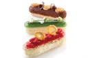 MOULE SILIKOMART ECLAIR  129 X 40MM H 35MM VOL 140ML CURVEFLEX