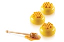 MOULE SILIKOMART MIEL8  NID D'ABEILLE Ø45 H 8MM