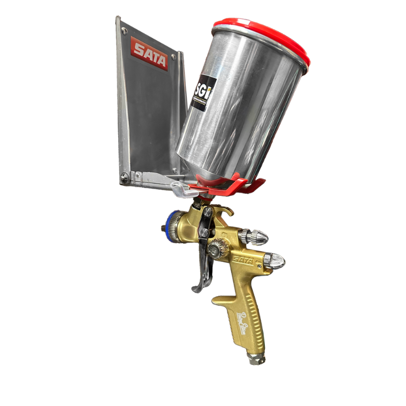 SGI SUPPORT 1 PISTOLET ET ACCESSOIRES PLIABLE SATA EN INOX