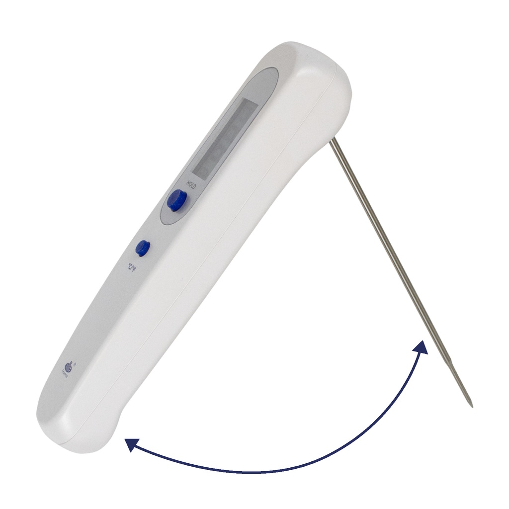 ALLA THERMOMETRE DIGITAL SANS PILES A/SONDE INOX 140MM  DE -40° A +250°