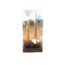 ECOPOON - PACK DE 2 TOUILLETTES JOYEUX NOËL AU CHOCOLAT FONDANT ET SPECULOOS