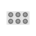 MOULE SILIKOMART CHARLOTTE 100 - SILICONE MOULD N.6 ø70 H 33 MM