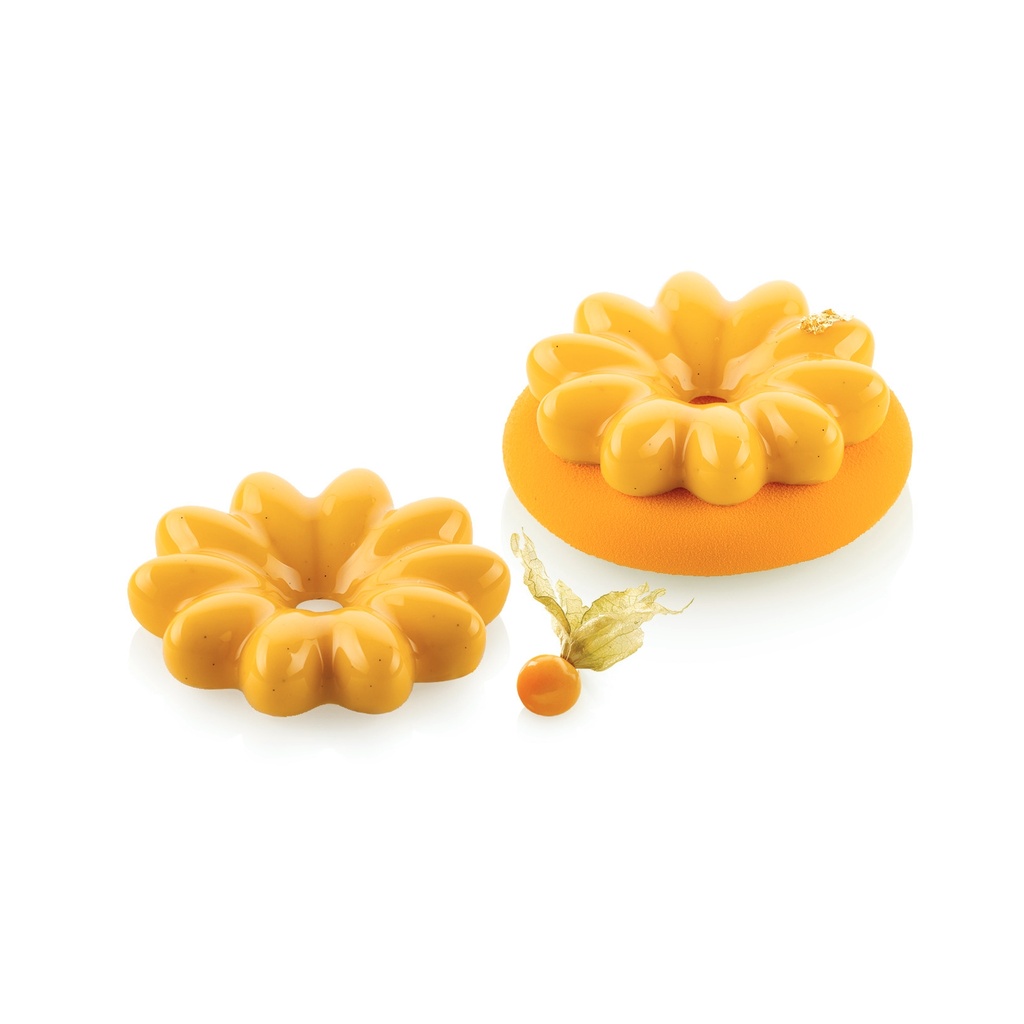 MOULE SILIKOMART BLOOM 45 - SILICONE MOULD N.6 ø77 H 17 MM