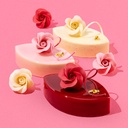 1010065 ROSE ROSE EN CHOCOLAT 3,5 x 4CM - 15 PCS ***S/CDE*** (copie)