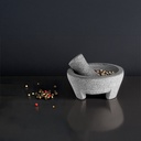 LACOR MORTIER XL GRANIT NOIR 20XH9CM A/PILON 850ML