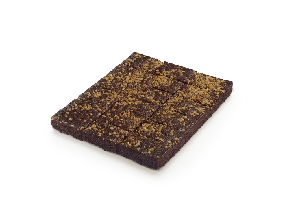 ❄️HOLEKI 10323 BROWNIE CHOCOLAT ET NOIX 72PIECES = 4 TRAYS DE 18X75G
