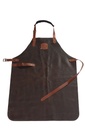 SABATIER TABLIER CUIR CHOCOLAT HAUTEUR 82CM