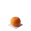 MOULE SILICONE TROMPE L'OEIL - CLEMENTINE - 6.7 x 6.7CM HT 4.8CM 125ML