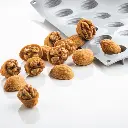 PAVOFLEX - MOULE TROMPE L'OEIL - NOIX - DIAM 38MM HT 16MM 8ML - 18 EMPREINTES