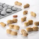 PAVOFLEX - MOULE TROMPE L'OEIL - NOIX - DIAM 38MM HT 16MM 8ML - 18 EMPREINTES