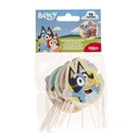 CAKE TOPPERS BLUEY ET BINGO EN PAPIER 5,8 x 11CM 16PCS