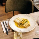 BONBISTRO ASTRO - ASSIETTE PLATE BLANCHE EN POCELAINE 32CM 