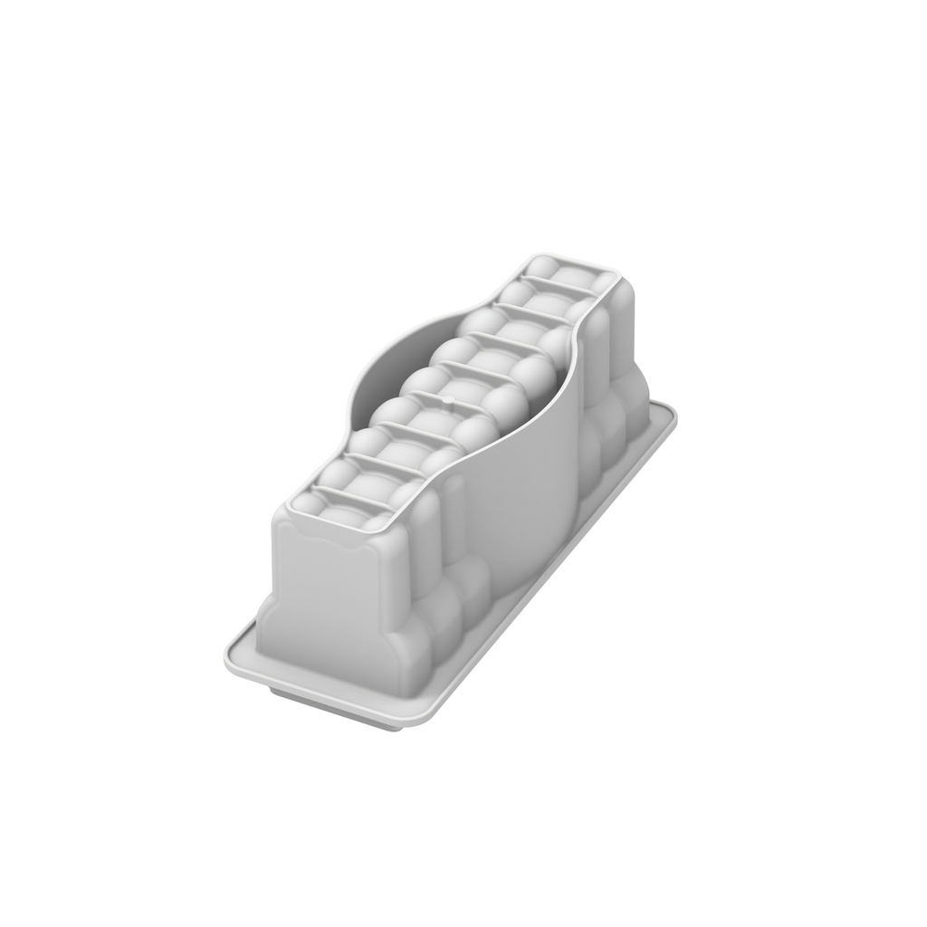 MOULE SILIKOMART BUCHE PELUCHE 1100 - 236 x 70MM HT 91MM + SCG068 MOULE SILICONE
