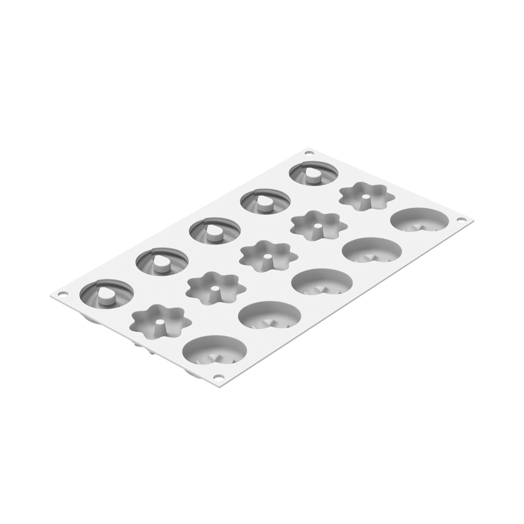 MOULE SILIKOMART BUCHE PELUCHE 1100 - 236 x 70MM HT 91MM + SCG068 MOULE SILICONE