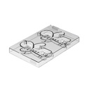 MOULE SILIKOMART BUCHE PELUCHE 1100 - 236 x 70MM HT 91MM + SCG068 MOULE SILICONE