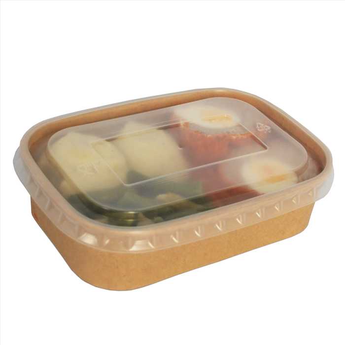 POT EN CARTON KRAFT 30ML PAQUET DE 50PCS **SANS COUVERCLE**
