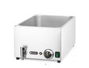 HENDI - BAIN-MARIE AVEC ROBINET DE VIDANGE RANGER - 57,6 x 33,4CM HT 24,1CM 1000 WATTS