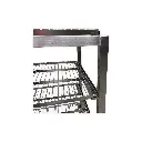 CHARIOT DE REFROIDISSEMENT 8 NIVEAUX - INTERVALLE 21CM - 127 x 61CM HT 167CM