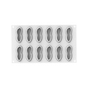  SILIKOMART - MOULE TROMPE L'OEIL - ARACHIDE 30 N°12 72 x 29MM HT 27MM + CUTTER
