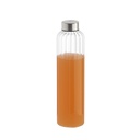 APS BOUTEILLE-GOURDE VERRE TRANSPARENT BOUCHON INOX 0.7L - Ø 7XH26CM