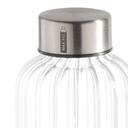 APS BOUTEILLE-GOURDE VERRE TRANSPARENT BOUCHON INOX 0.7L - Ø 7XH26CM