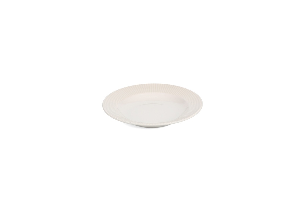 BONBISTRO SOLIS - ASSIETTE CREUSE BLANCHE EN PORCELAINE 23 x 17CM HT 4CM - 740547