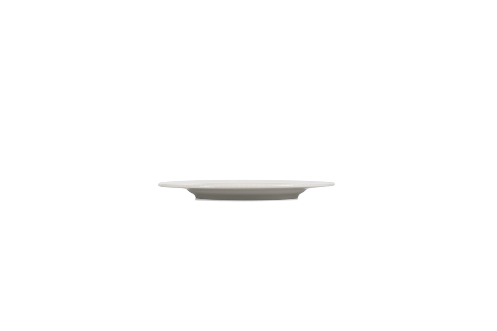 BONBISTRO SOLIS - ASSIETTE PLATE BLANCHE EN PORCELAINE 24,5 x 17CM - 740544