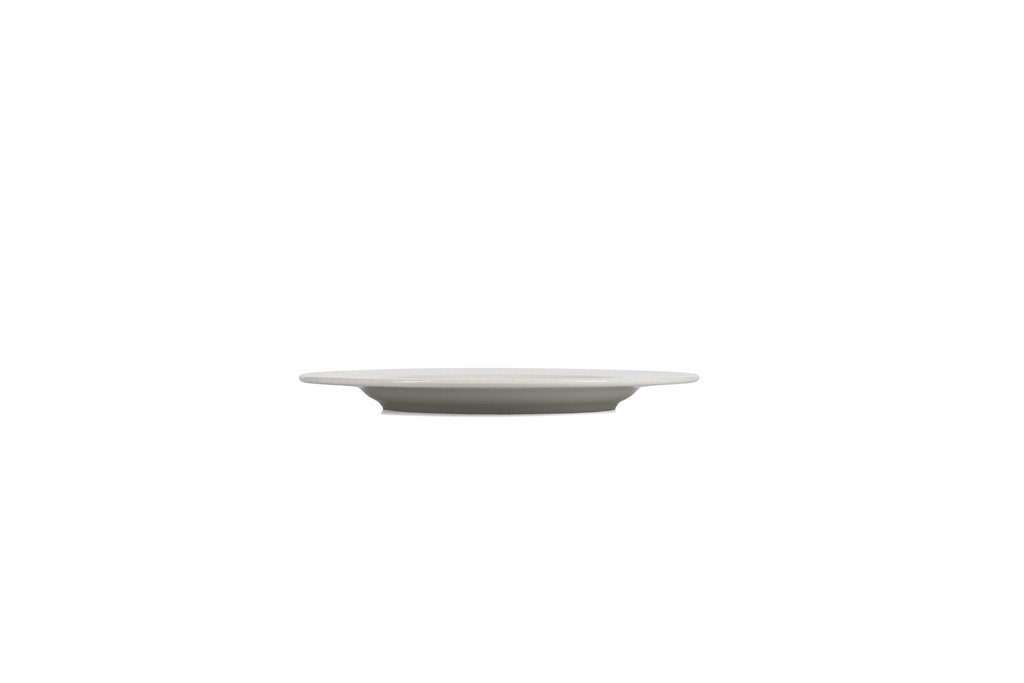 BONBISTRO SOLIS - ASSIETTE PLATE BLANCHE EN PORCELAINE 27 x 19CM - 740545