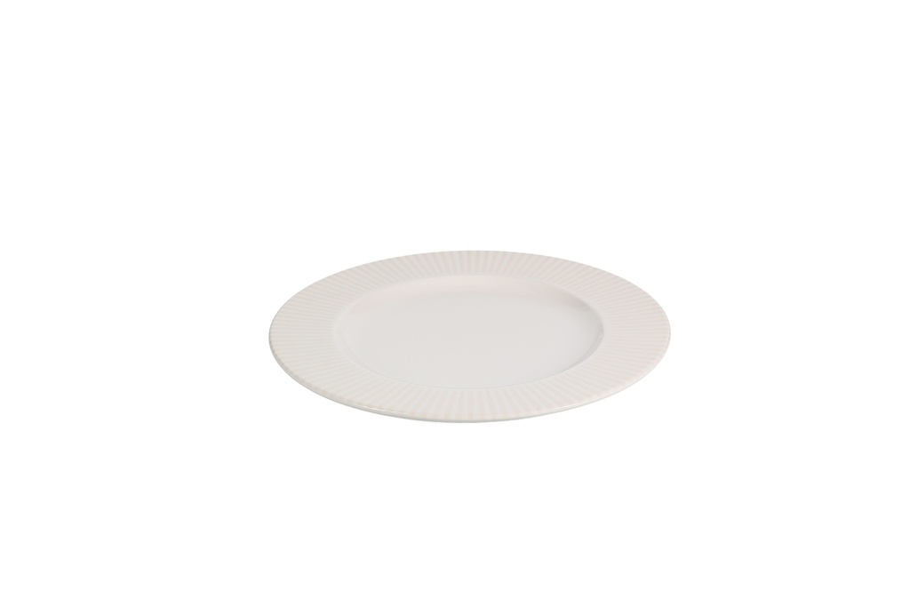 BONBISTRO SOLIS - ASSIETTE PLATE BLANCHE EN PORCELAINE 31 x 20,5CM - 740546