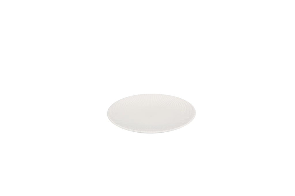 BONBISTRO SOLIS - ASSIETTE PLATE BLANCHE EN PORCELAINE 21CM - 740531